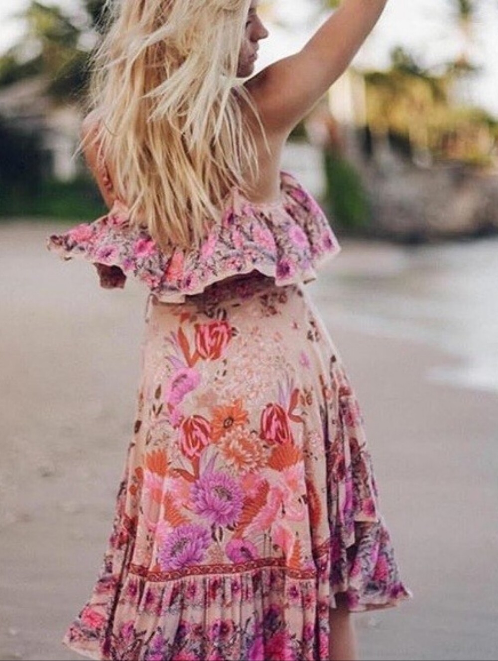 Spell Siren Song Strappy🩷🧡 Flamingo SZ XL NWT - Picture 3 of 15